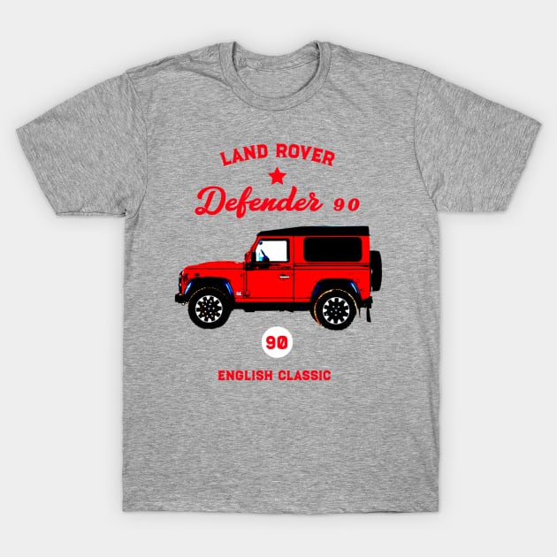 DEFENDER 90 T-SHIRT T-Shirt by Cult Classics